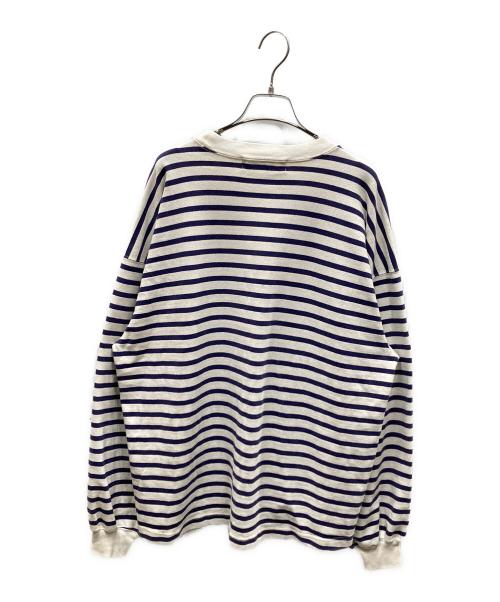 REMI RELIEF（レミレリーフ）REMI RELIEF (レミレリーフ) ボーダーカットソー アイボリー×ネイビー サイズ:SIZE Freeの古着・服飾アイテム