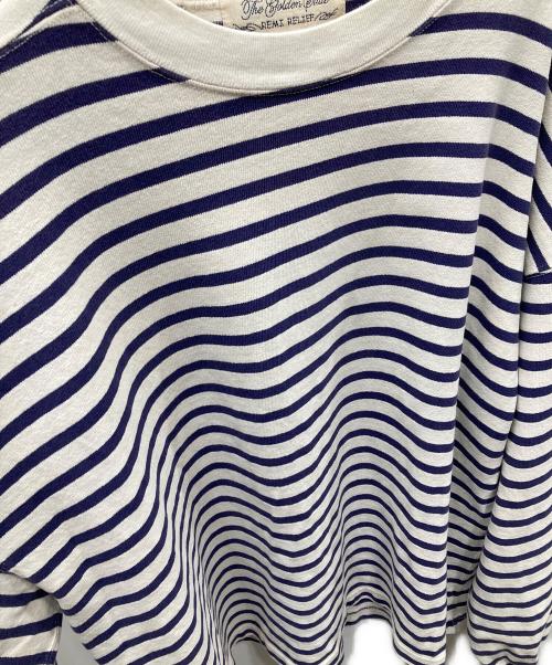 REMI RELIEF（レミレリーフ）REMI RELIEF (レミレリーフ) ボーダーカットソー アイボリー×ネイビー サイズ:SIZE Freeの古着・服飾アイテム