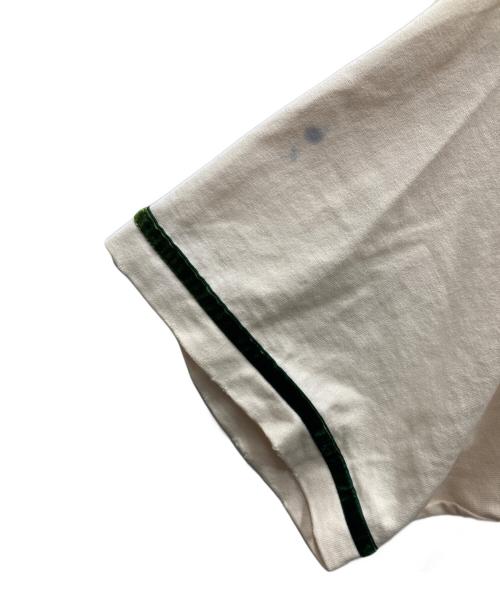 SWJP（エスダブリュージェーピー）SWJP (エスダブリュージェーピー) SAGECREEK Baseball Shirt セージクリークベースボールシャツ アイボリー×グリーン サイズ:Mの古着・服飾アイテム