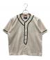 SWJP（エスダブリュージェーピー）の古着「SAGECREEK Baseball Shirt セージクリークベースボールシャツ」｜アイボリー×グリーン