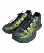 SALOMONサロモン）の古着「XT-WHISPER VOID ローカットスニーカー」｜ブラック×グリーン