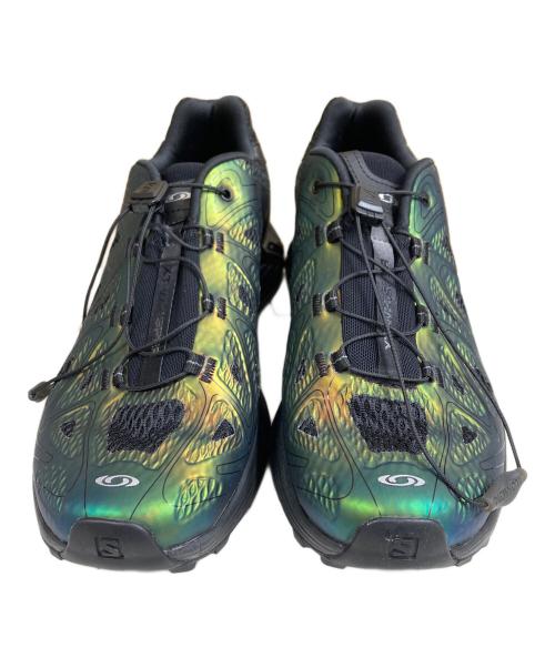 SALOMON（サロモン）SALOMON (サロモン) XT-WHISPER VOID ローカットスニーカー ブラック×グリーン サイズ:SIZE 24.5cmの古着・服飾アイテム