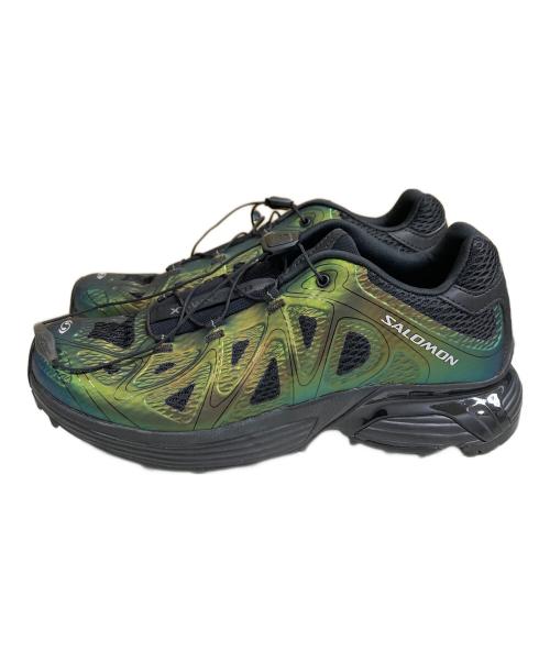 SALOMON（サロモン）SALOMON (サロモン) XT-WHISPER VOID ローカットスニーカー ブラック×グリーン サイズ:SIZE 24.5cmの古着・服飾アイテム