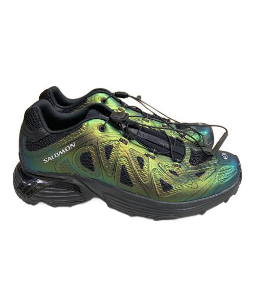 SALOMON（サロモン）SALOMON (サロモン) XT-WHISPER VOID ローカットスニーカー ブラック×グリーン サイズ:SIZE 24.5cmの古着・服飾アイテム