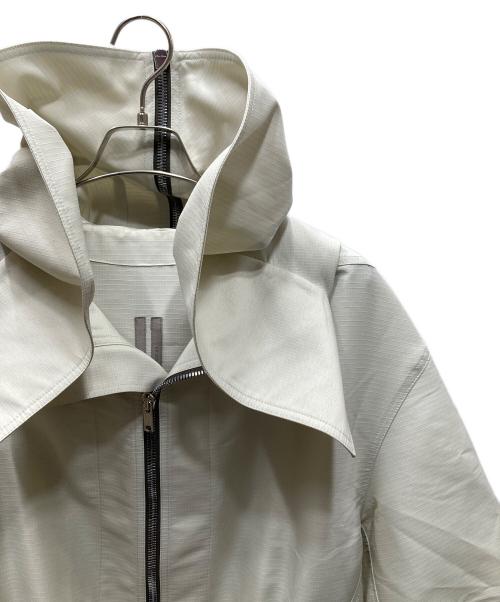 RICK OWENS（リックオウエンス）RICK OWENS (リックオウエンス) クロップド フーデッド ジャケット グレー サイズ:SIZE 40の古着・服飾アイテム