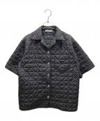 PRADAプラダ）の古着「Re-Nylon キルティング シャツ」｜ブラック
