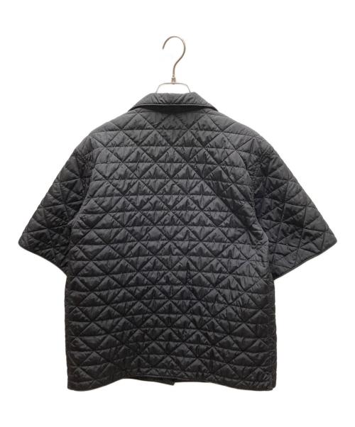 PRADA（プラダ）PRADA (プラダ) Re-Nylon キルティング シャツ ブラック サイズ:SIZE 36の古着・服飾アイテム