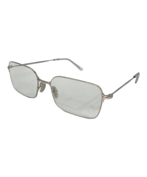 BALENCIAGA（バレンシアガ）BALENCIAGA (バレンシアガ) 伊達眼鏡 シルバー サイズ:56□18-150の古着・服飾アイテム