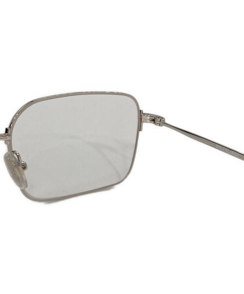 BALENCIAGA（バレンシアガ）BALENCIAGA (バレンシアガ) 伊達眼鏡 シルバー サイズ:56□18-150の古着・服飾アイテム