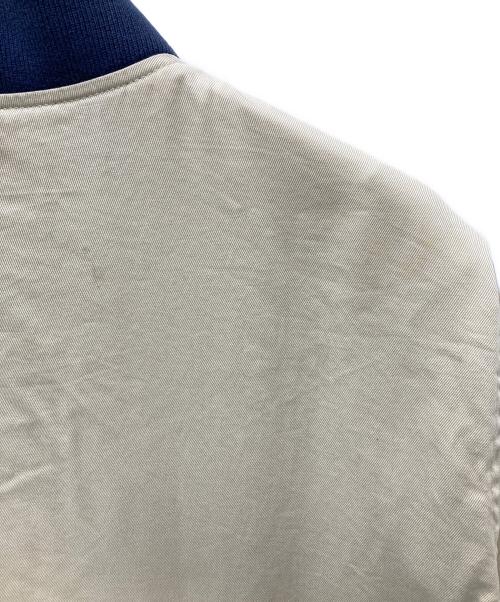 POLO RALPH LAUREN（ポロ・ラルフローレン）POLO RALPH LAUREN (ポロ・ラルフローレン) スタジャン ベージュ×ネイビー サイズ:Lの古着・服飾アイテム