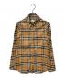BURBERRY LONDON（バーバリーロンドン）の古着「ノバチェック シャツ」｜ベージュ