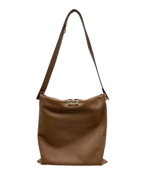DEUXIEME CLASSE（ドゥーズィエム クラス）Deuxieme Classe (ドゥーズィエム クラス) PUNTI. GRAFT-TOTE L 2WAYトートバッグ ブラウンの古着・服飾アイテム