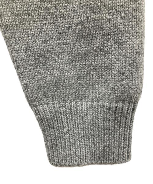 L'appartement（アパルトモン）L'Appartement (アパルトモン) Hello Bonjour カシミヤ混Vネックカーディガン グレー サイズ:SIZE Freeの古着・服飾アイテム