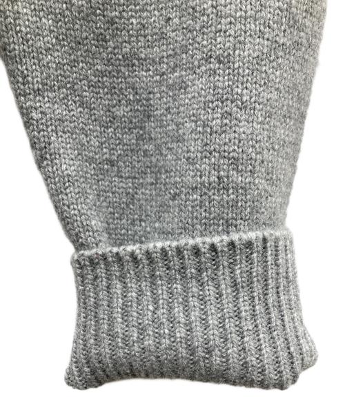 L'appartement（アパルトモン）L'Appartement (アパルトモン) Hello Bonjour カシミヤ混Vネックカーディガン グレー サイズ:SIZE Freeの古着・服飾アイテム