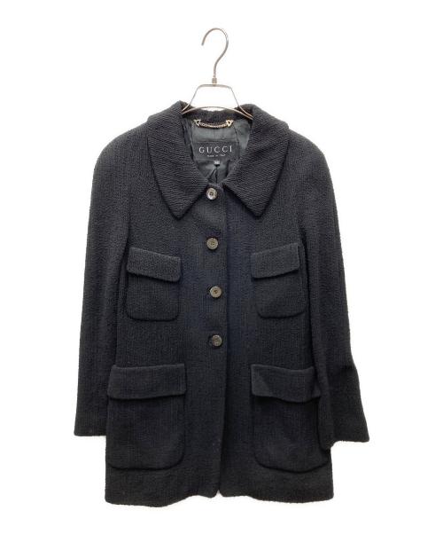 GUCCI（グッチ）GUCCI (グッチ) セットアップスーツ ブラック サイズ:40の古着・服飾アイテム