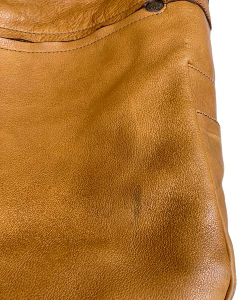HERGOPOCH（エルゴポック）HERGOPOCH (エルゴポック) 2WAYレザーハンドバッグ ブラウンの古着・服飾アイテム