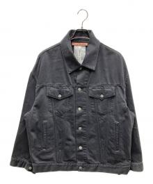Acne studios（アクネ ストゥディオズ）の古着「RELAXED FIT BLACK DENIM JACKET オーバーサイズデニムジャケット」｜ブラック