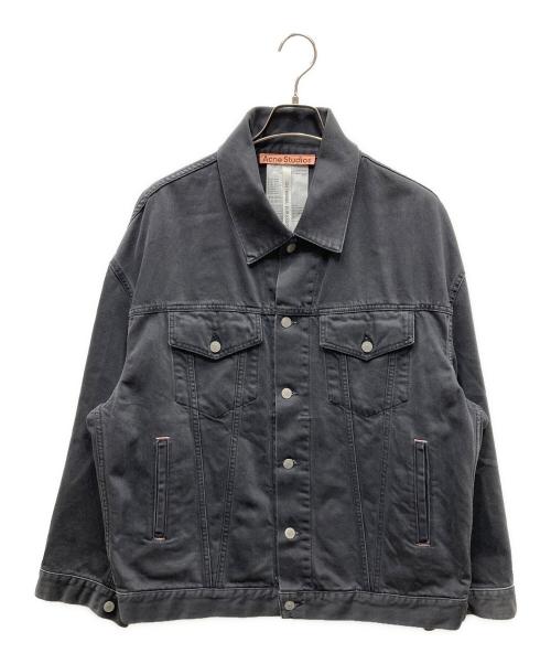 Acne studios（アクネ ストゥディオズ）ACNE STUDIOS (アクネ ストゥディオズ) RELAXED FIT BLACK DENIM JACKET オーバーサイズデニムジャケット ブラック サイズ: XXS/XSの古着・服飾アイテム