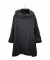 ADORE (アドーア) ファー付カシミヤウールブレンドコート ブラック サイズ:SIZE 36：8000円