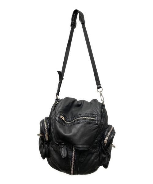 ALEXANDER WANG（アレキサンダー・ワン）ALEXANDER WANG (アレキサンダー・ワン) Marti 3Way レザーリュック ブラックの古着・服飾アイテム
