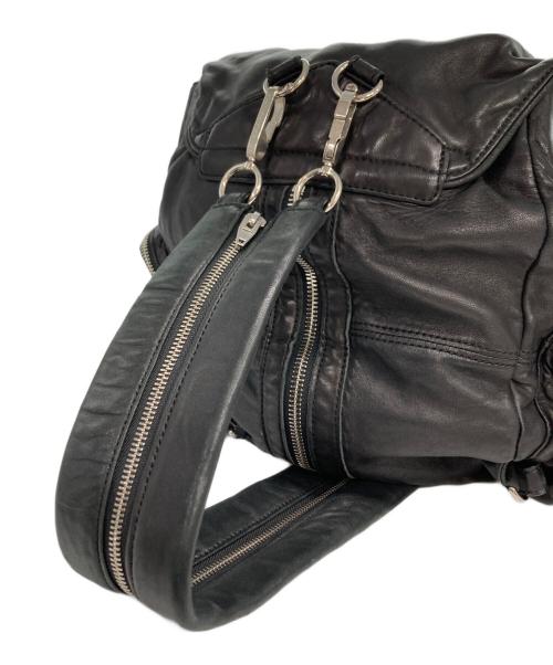 ALEXANDER WANG（アレキサンダー・ワン）ALEXANDER WANG (アレキサンダー・ワン) Marti 3Way レザーリュック ブラックの古着・服飾アイテム