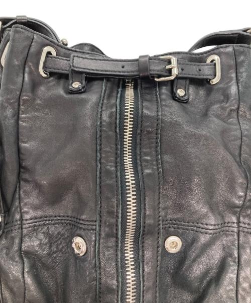 ALEXANDER WANG（アレキサンダー・ワン）ALEXANDER WANG (アレキサンダー・ワン) Marti 3Way レザーリュック ブラックの古着・服飾アイテム