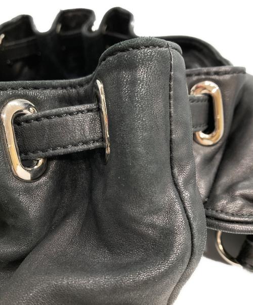 ALEXANDER WANG（アレキサンダー・ワン）ALEXANDER WANG (アレキサンダー・ワン) Marti 3Way レザーリュック ブラックの古着・服飾アイテム