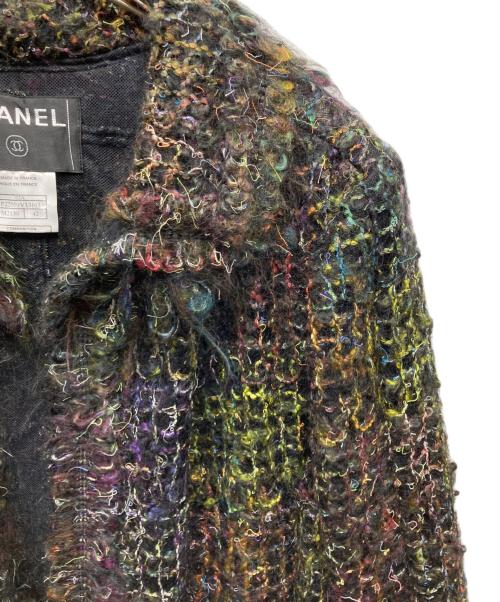 CHANEL（シャネル）CHANEL (シャネル) 2003AW ツイードジャケット ブラック サイズ:42の古着・服飾アイテム