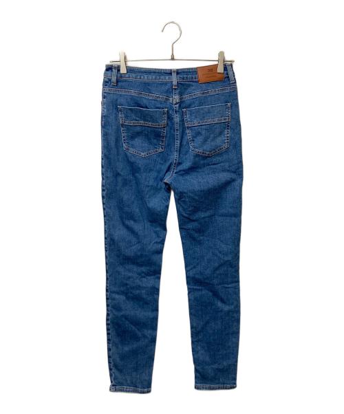 ELISABETTA FRANCHI（エリザベッタフランキ）ELISABETTA FRANCHI (エリザベッタフランキ) 金釦デニムパンツ ブルー サイズ:SIZE 31の古着・服飾アイテム