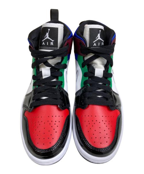 NIKE（ナイキ）NIKE (ナイキ) AIR JORDAN1.MID SE Multi Color ハイカットスニーカー ホワイト×レッド×ブラック サイズ:24.5cmの古着・服飾アイテム