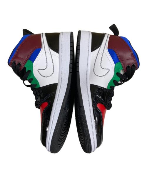 NIKE（ナイキ）NIKE (ナイキ) AIR JORDAN1.MID SE Multi Color ハイカットスニーカー ホワイト×レッド×ブラック サイズ:24.5cmの古着・服飾アイテム