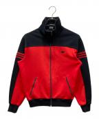 adidasアディダス）の古着「トレフォイルトラックジャケット」｜レッド×ブラック