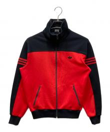 adidas（アディダス）の古着「トレフォイルトラックジャケット」｜レッド×ブラック