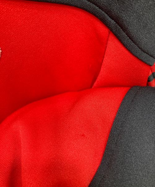 adidas（アディダス）adidas (アディダス) トレフォイルトラックジャケット レッド×ブラック サイズ:4の古着・服飾アイテム