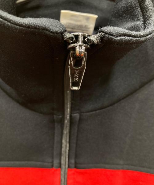 adidas（アディダス）adidas (アディダス) トレフォイルトラックジャケット レッド×ブラック サイズ:4の古着・服飾アイテム