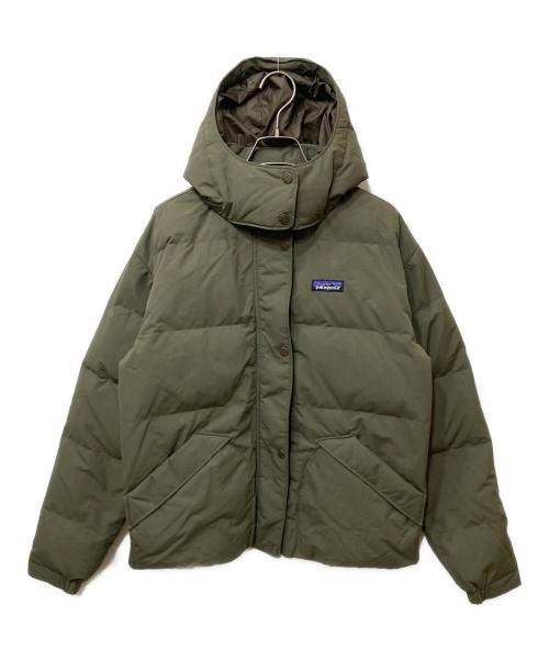 Patagonia（パタゴニア）Patagonia (パタゴニア) ウィメンズ・ダウンドリフト・ジャケット カーキ サイズ:SIZE Mの古着・服飾アイテム