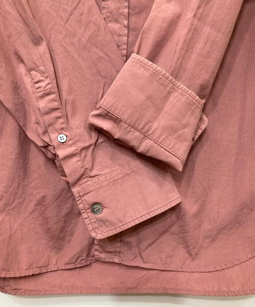 Maison Margiela（メゾンマルジェラ）Maison Margiela (メゾンマルジェラ) SLIM FIT POPLIN SHIRT ガーメントダイ コットンポプリン スリムシャツ ピンク サイズ:SIZE 41の古着・服飾アイテム