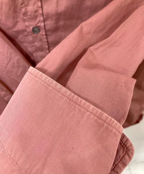 Maison Margiela（メゾンマルジェラ）Maison Margiela (メゾンマルジェラ) SLIM FIT POPLIN SHIRT ガーメントダイ コットンポプリン スリムシャツ ピンク サイズ:SIZE 41の古着・服飾アイテム