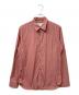 Maison Margiela（メゾンマルジェラ）の古着「SLIM FIT POPLIN SHIRT ガーメントダイ コットンポプリン スリムシャツ」｜ピンク