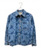 marimekkoマリメッコ）の古着「Vaihe Keidas Shirt ヴァイヘ ケイダス シャツ」｜ブルー