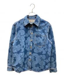 marimekko（マリメッコ）の古着「Vaihe Keidas Shirt ヴァイヘ ケイダス シャツ」｜ブルー
