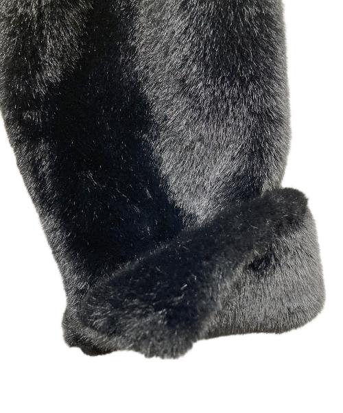 Knuth Marf（クヌースマーフ）Knuth Marf (クヌースマーフ) point collar fur coat ヌースマーフ ポイントカラー ファーコートジャケット ブラック サイズ:SIZE Freeの古着・服飾アイテム