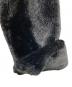 中古・古着 Knuth Marf (クヌースマーフ) point collar fur coat ヌースマーフ ポイントカラー ファーコートジャケット ブラック サイズ:SIZE Free：12000円