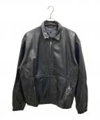 BARNEYS NEWYORKバーニーズ・ニューヨーク）の古着「ラムレザージャケット」｜ブラック
