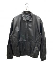 BARNEYS NEWYORK（バーニーズ・ニューヨーク）の古着「ラムレザージャケット」｜ブラック