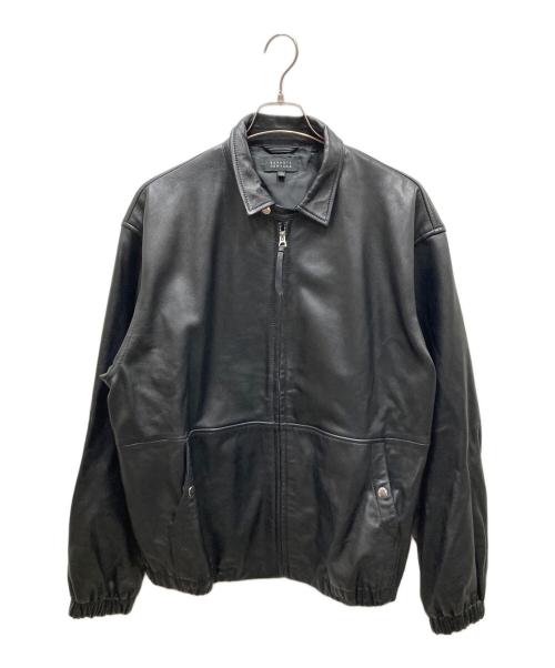 BARNEYS NEWYORK（バーニーズ・ニューヨーク）BARNEYS NEWYORK (バーニーズ・ニューヨーク) ラムレザージャケット ブラック サイズ:SIZE Mの古着・服飾アイテム