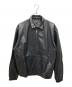 BARNEYS NEWYORK（バーニーズ・ニューヨーク）の古着「ラムレザージャケット」｜ブラック
