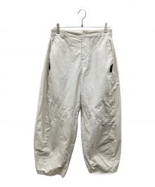 san san gear（サンサンギア）の古着「TAPED BUTTON PANTS テープボタンパンツ」｜ベージュ