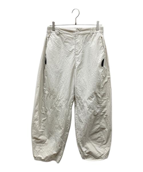 san san gear（サンサンギア）SAN SAN GEAR (サンサンギア) TAPED BUTTON PANTS テープボタンパンツ ベージュ サイズ:SIZE Mの古着・服飾アイテム
