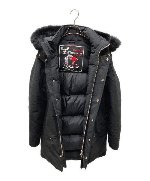 MOOSE KNUCKLES（ムース ナックルズ）MOOSE KNUCKLES (ムース ナックルズ) STIRLING PARKA ダウンコート ブラック サイズ:SIZE Mの古着・服飾アイテム